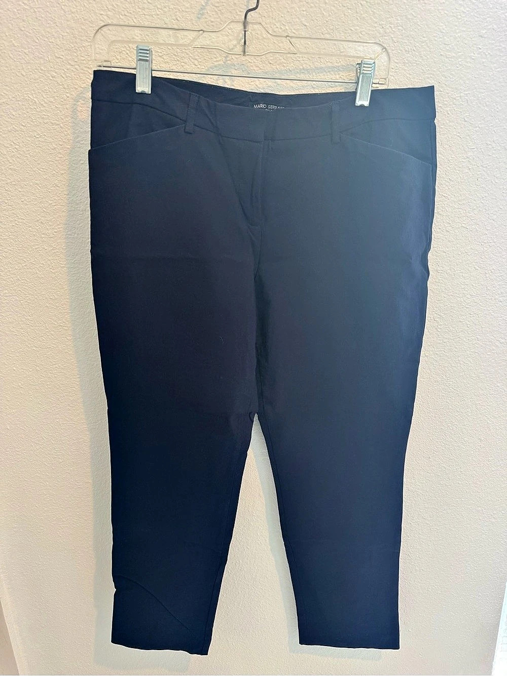 Mario Serrani Ankle Pants in Blue Size 10 Like New